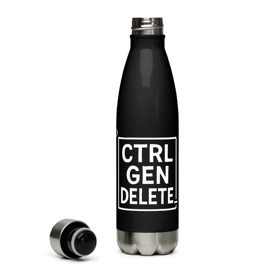 CTRL GEN DELETE Water Bottle