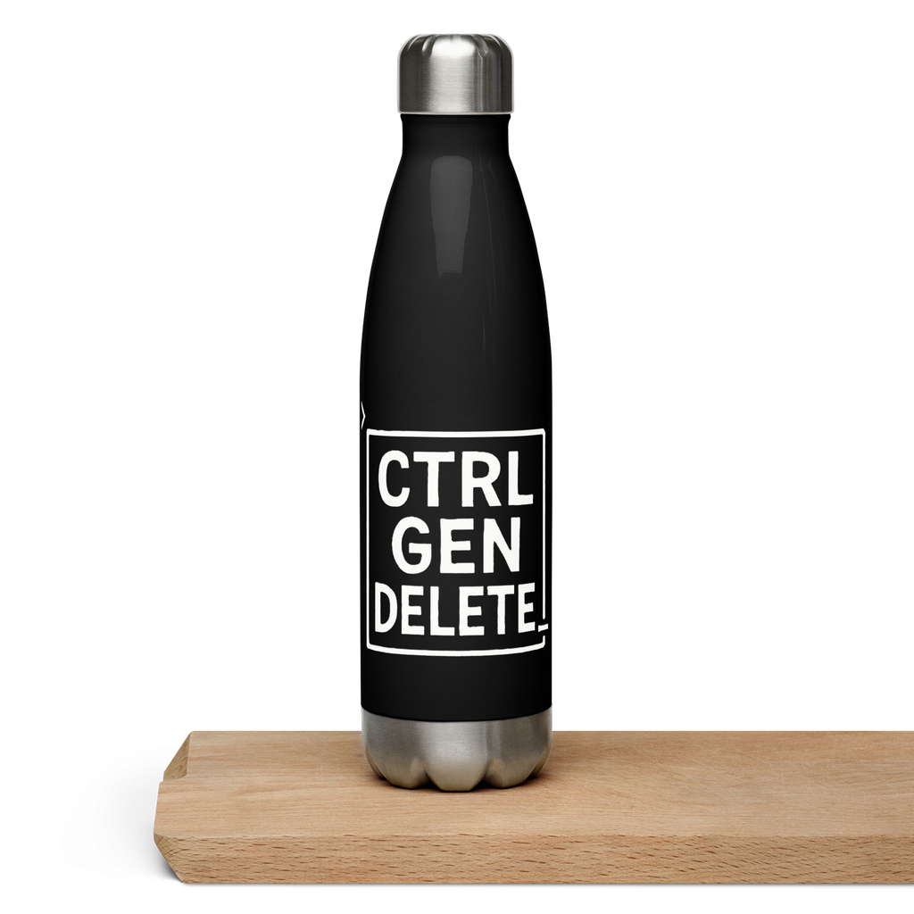 CTRL GEN DELETE Water Bottle