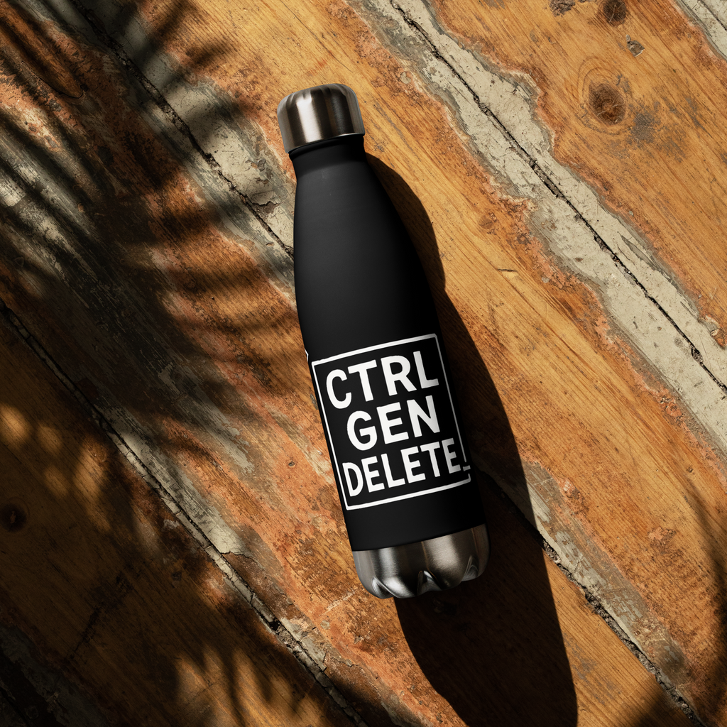 CTRL GEN DELETE Water Bottle