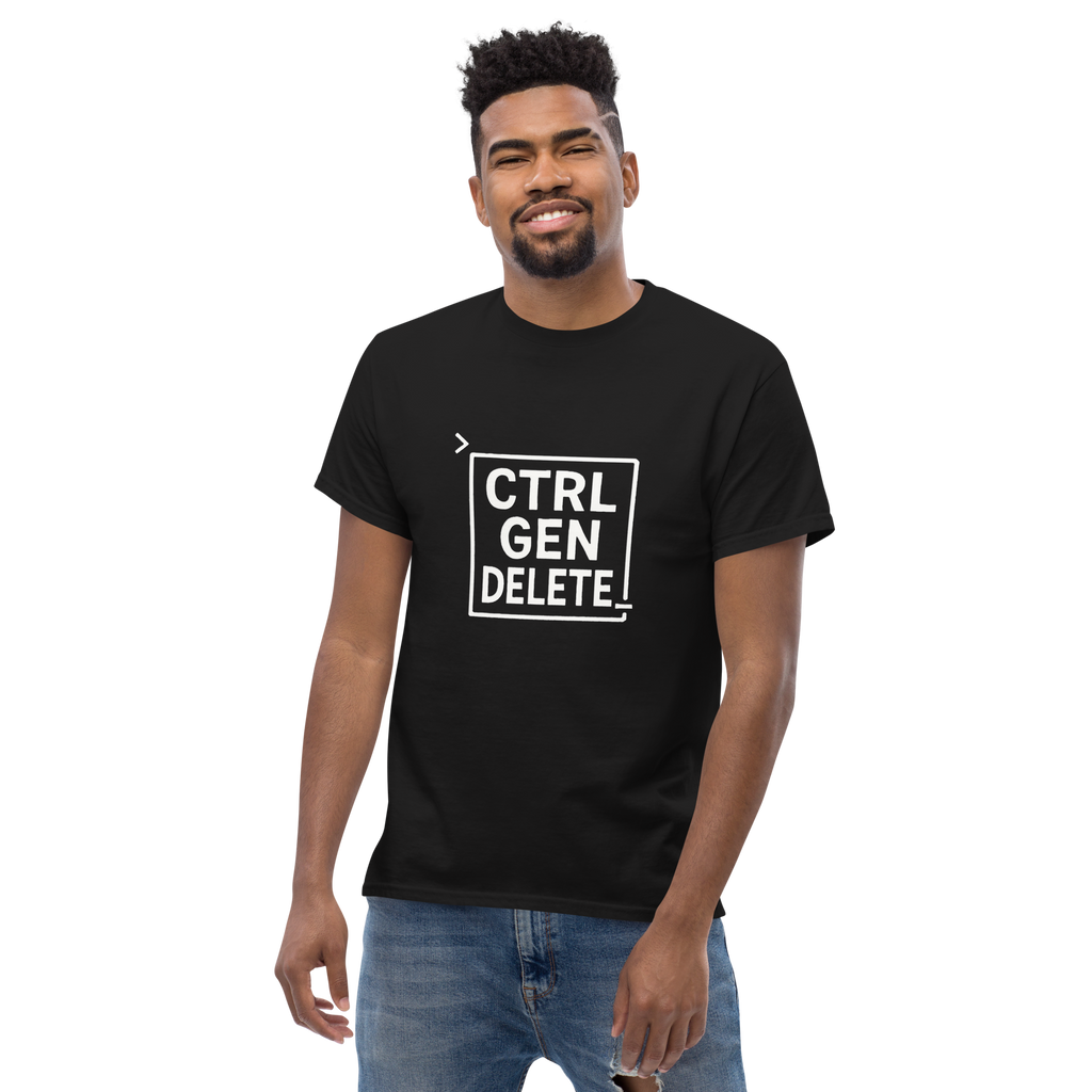 CTRL GEN DELETE Large Logo Unisex Classic Tee