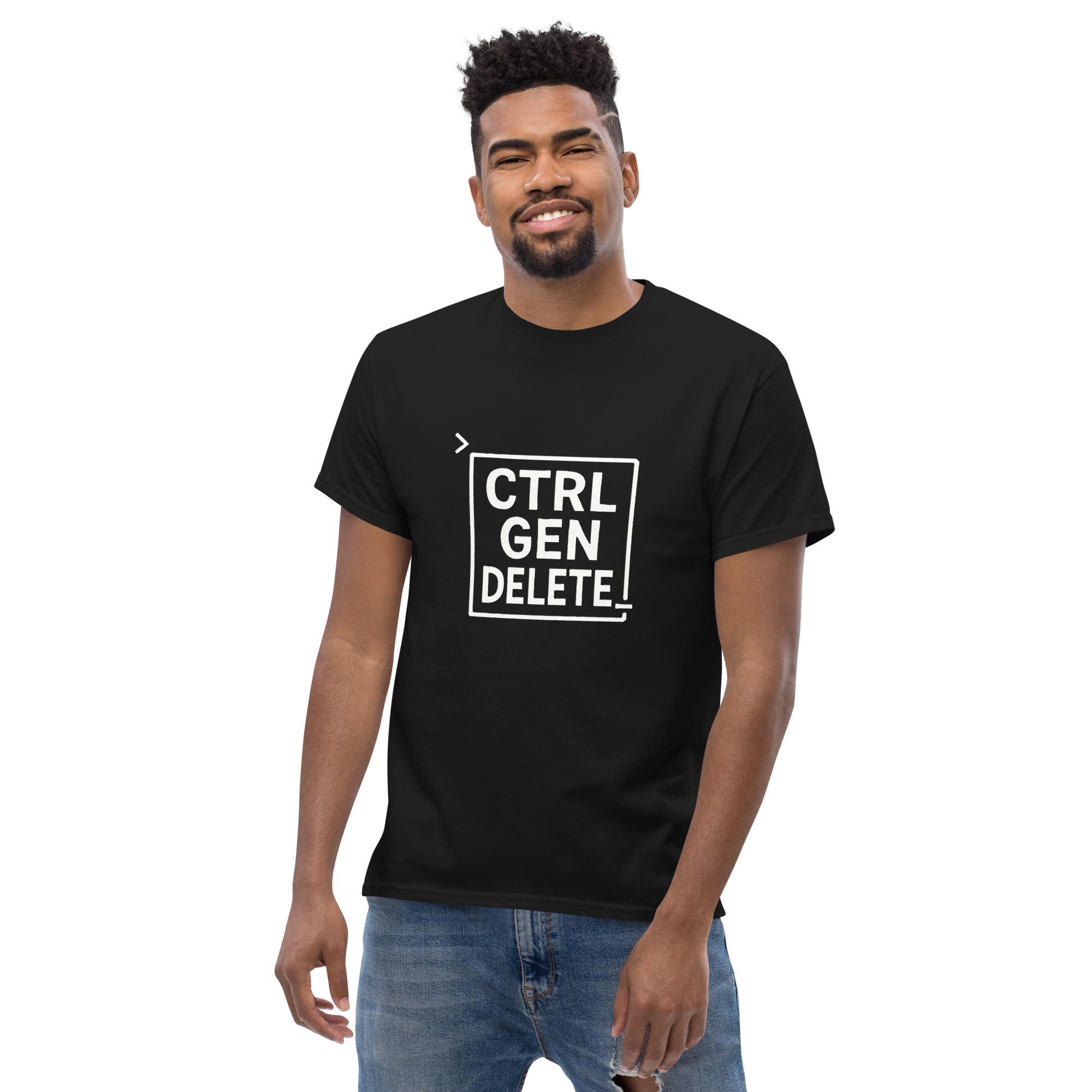 CTRL GEN DELETE Large Logo Unisex Classic Tee