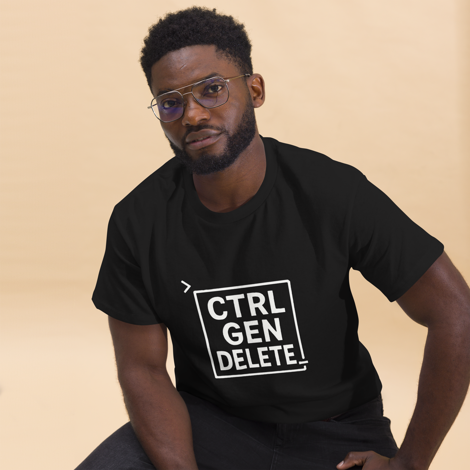 CTRL GEN DELETE Large Logo Unisex Classic Tee