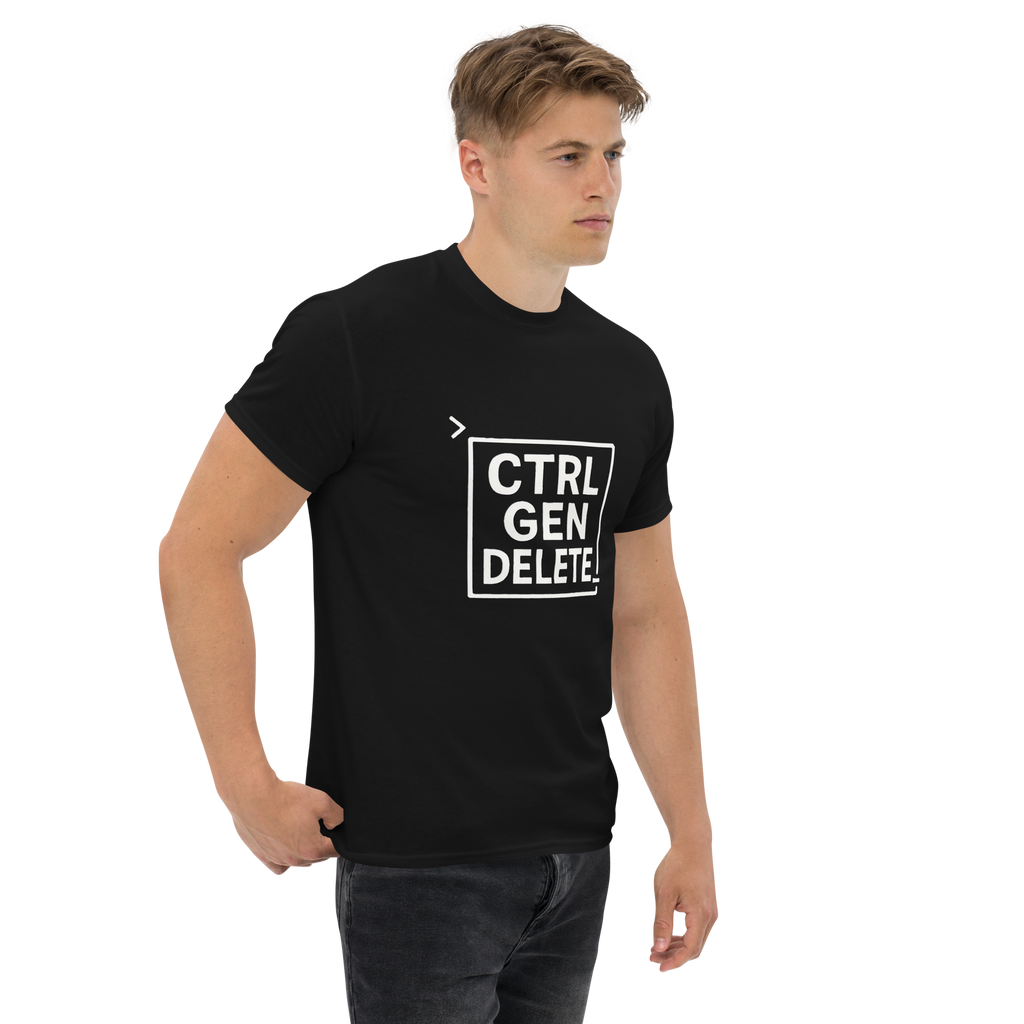 CTRL GEN DELETE Large Logo Unisex Classic Tee