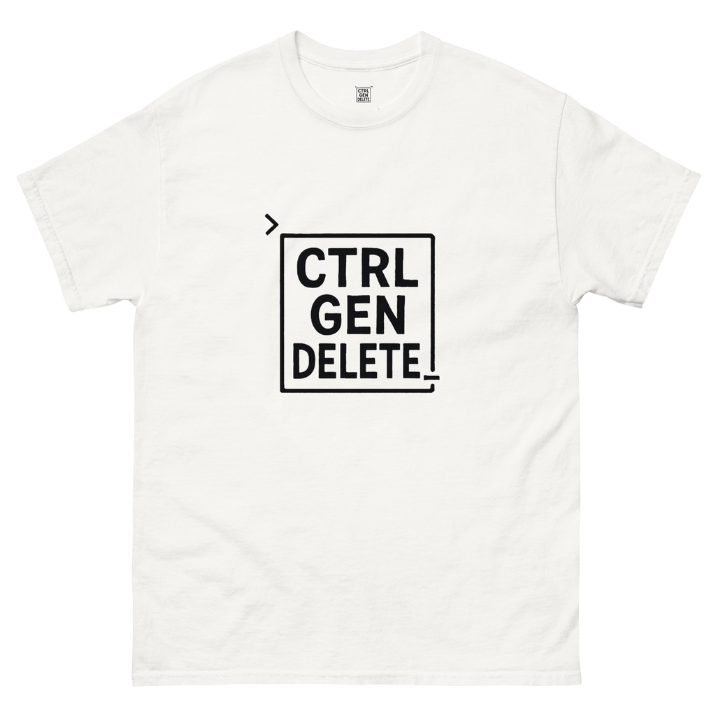 CTRL GEN DELETE Large Logo Unisex Tee