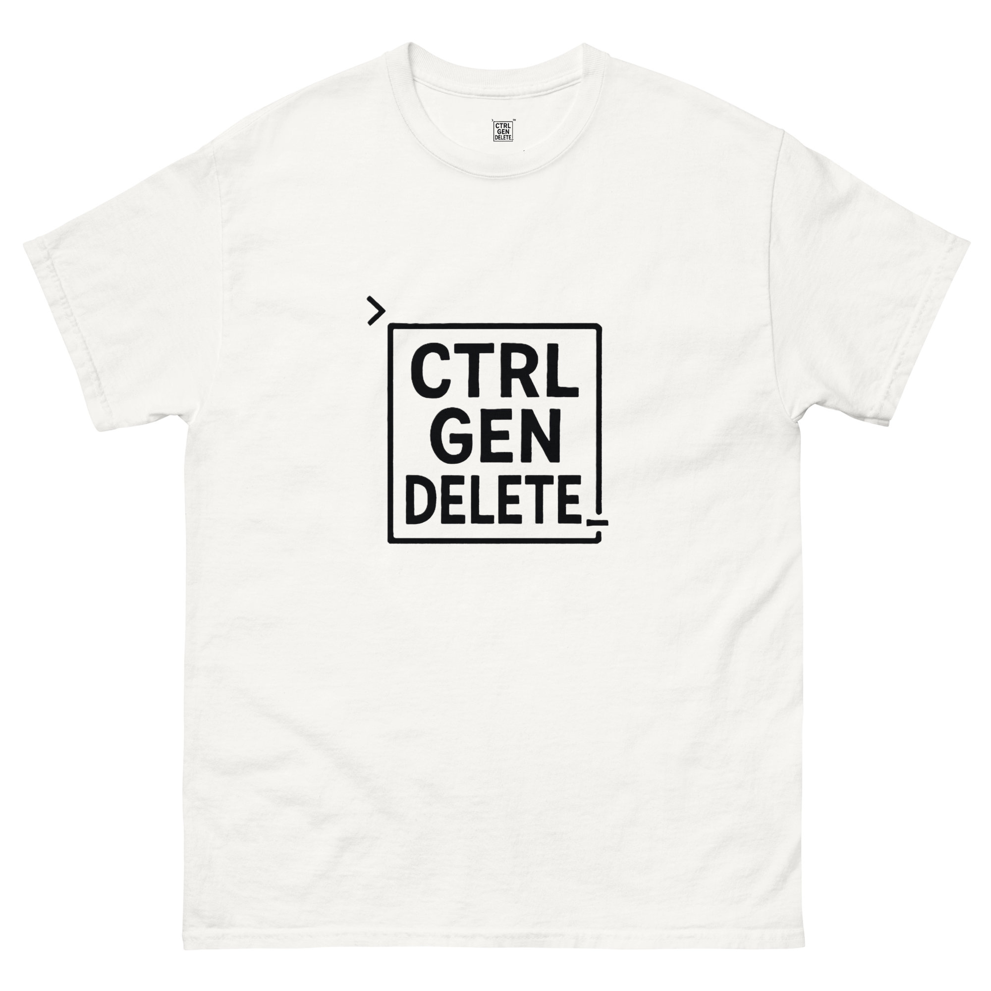 CTRL GEN DELETE Large Logo Unisex Tee
