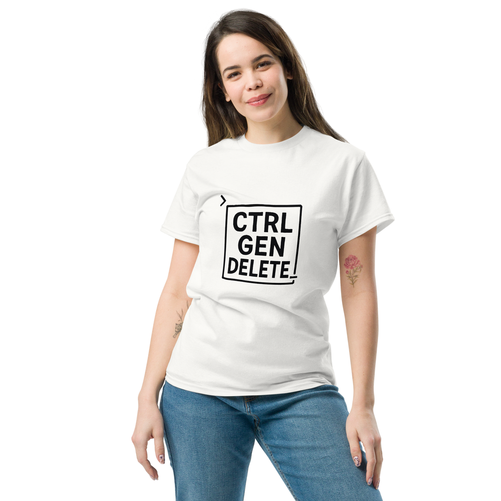 CTRL GEN DELETE Large Logo Unisex Tee