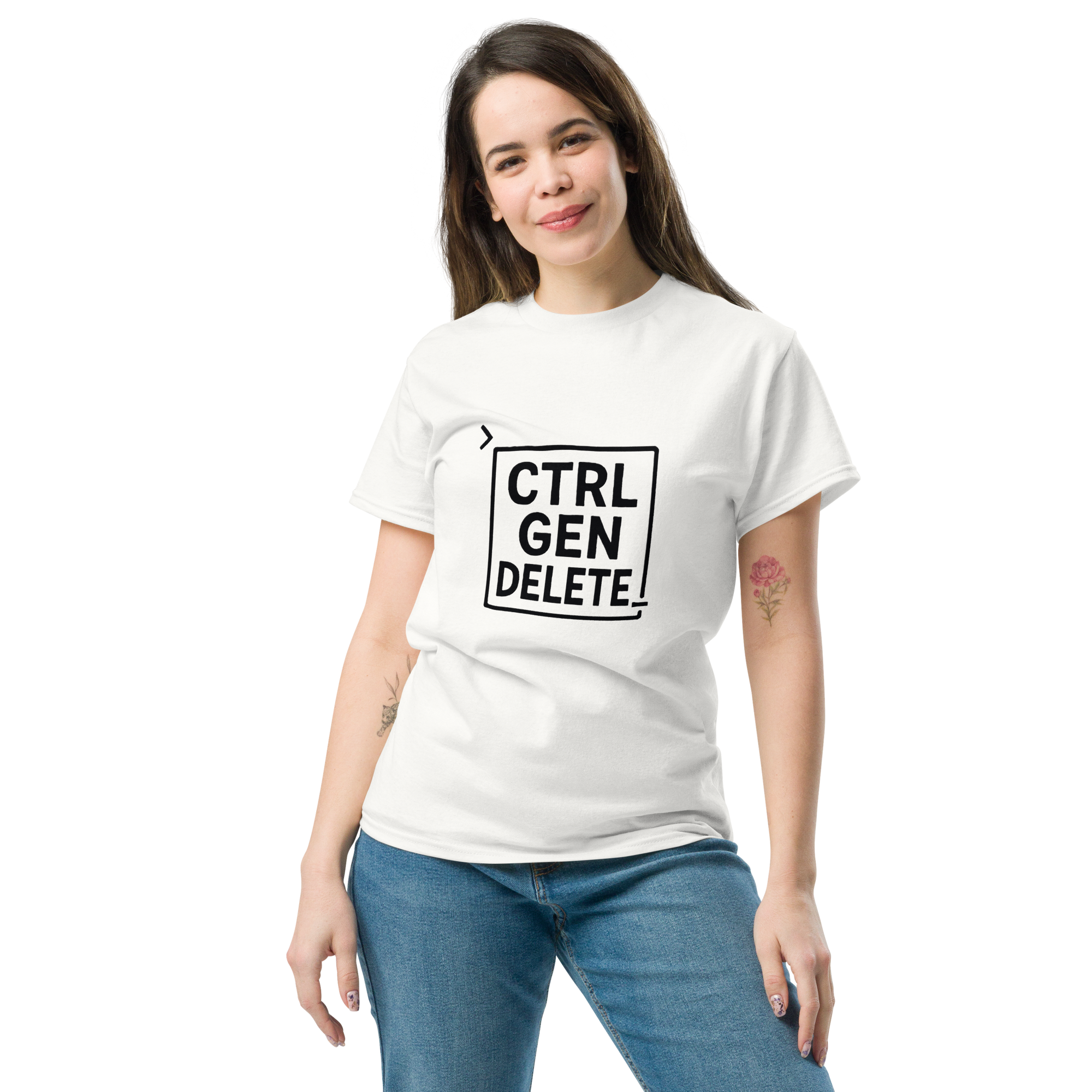 CTRL GEN DELETE Large Logo Unisex Tee