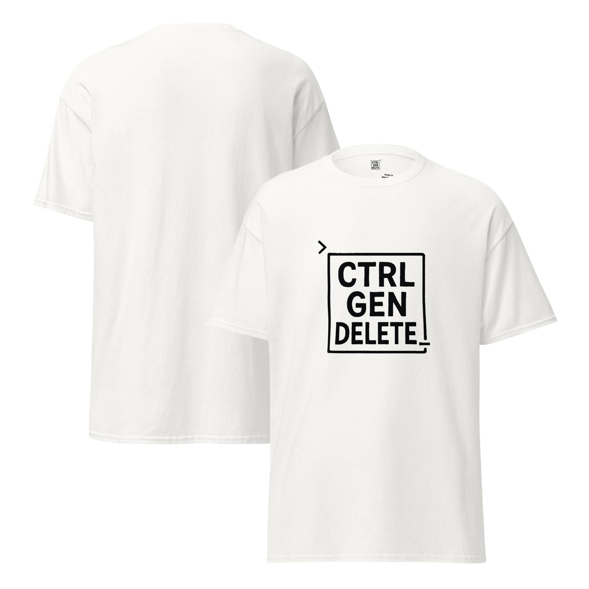 CTRL GEN DELETE Large Logo Unisex Tee