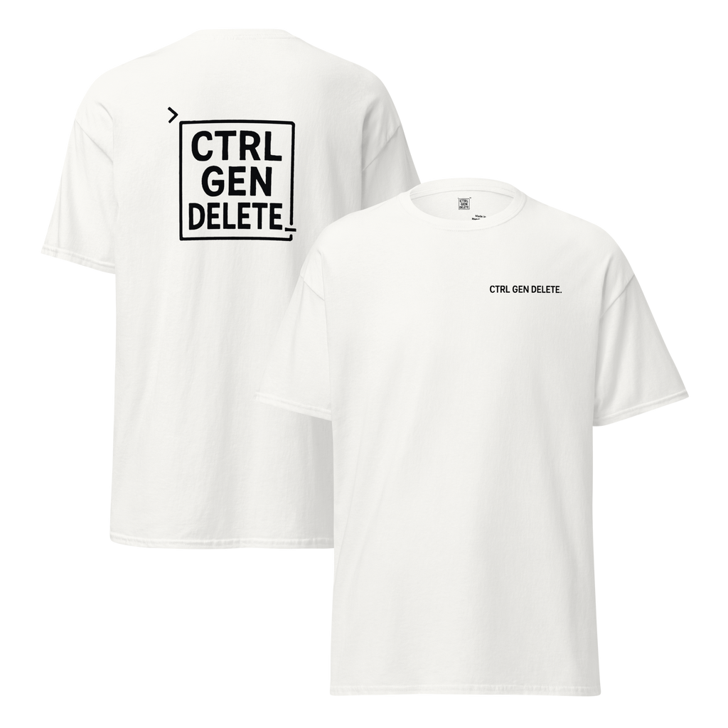 CTRL GEN DELETE Unisex Classic Tee
