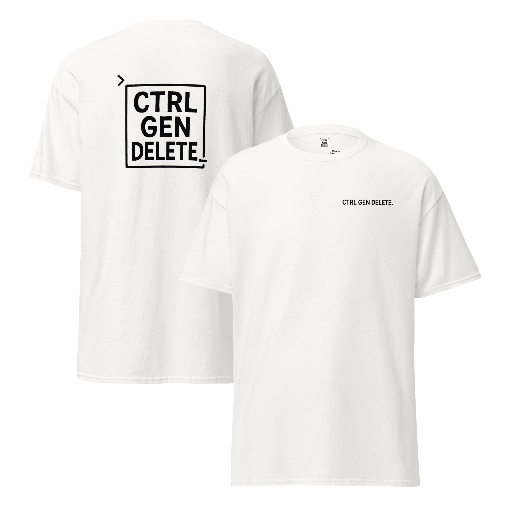 CTRL GEN DELETE Unisex Classic Tee